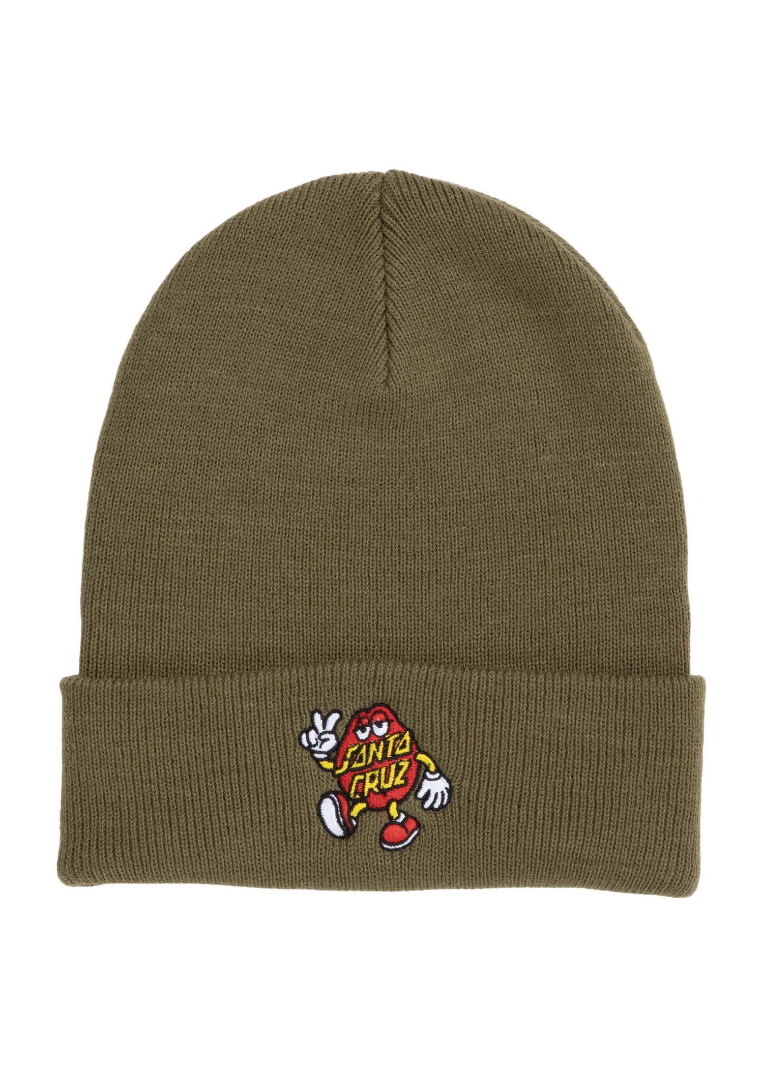 Santa Cruz Dot Guy Beanie Deep Olive