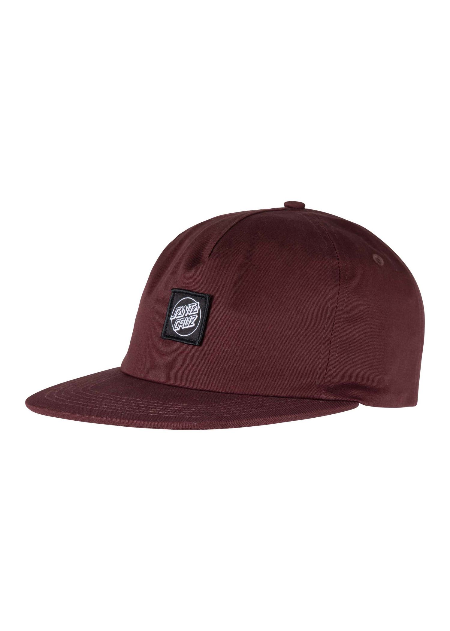 Santa Cruz Cruz Label Snapback Cap Dark Plum
