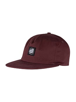 Santa Cruz Cruz Label Snapback Cap Dark Plum