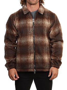 Santa Cruz Hideout Jacket Brown Check