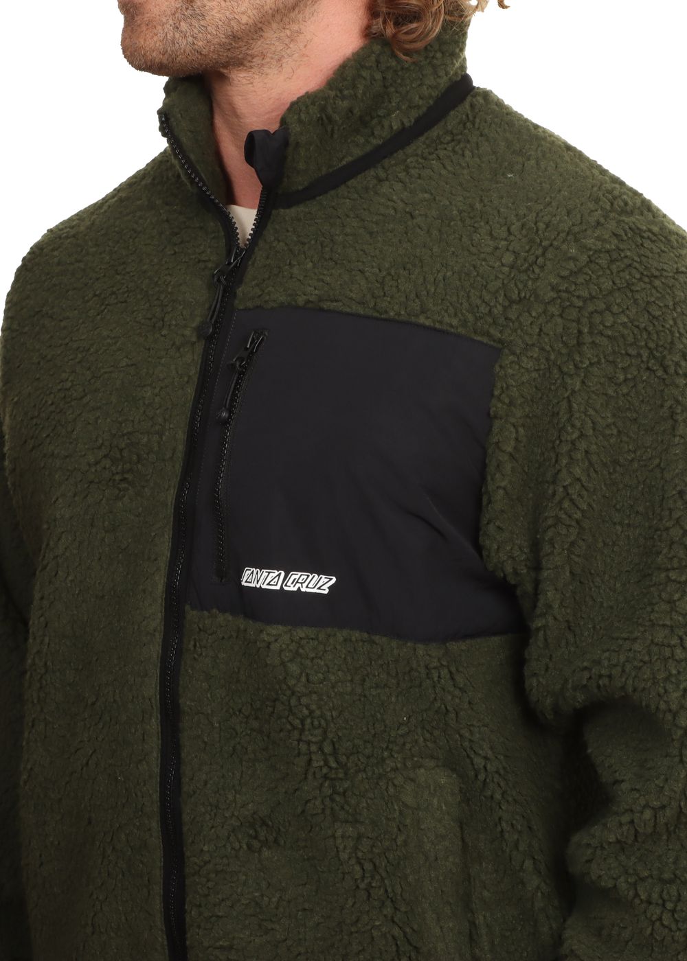 Santa Cruz Freestyle Fleece Jacket Dark Moss