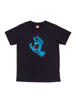 Santa Cruz Boys Screaming Hand Tee Black