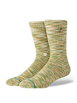 Stance Interstellar Crew Socks Orange