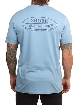 Shore Surf Club Original Tee Sea Blue