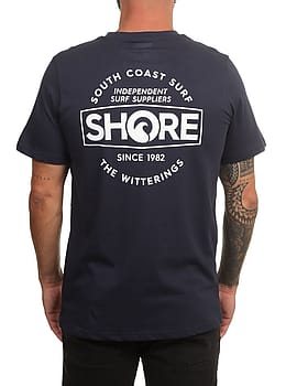 Shore Stamp Tee Navy