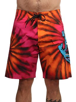 Santa Cruz Screaming Hand Boardshorts Tie Dye