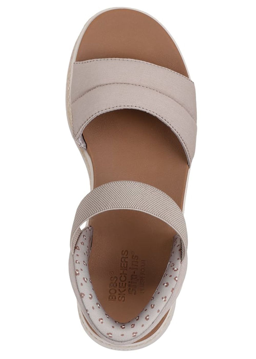 Skechers Bobs Sun Ray Slip In Sandals Taupe