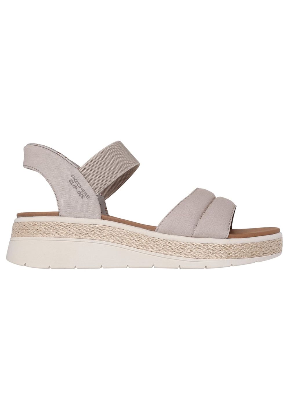 Skechers Bobs Sun Ray Slip In Sandals Taupe