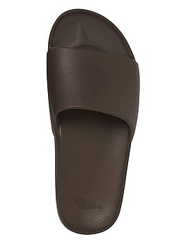 Archies Arch Support Slide Sandals Brown