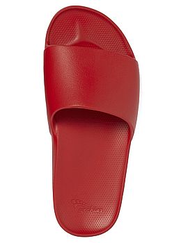 Archies Arch Support Slide Sandals Chilli Red