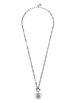 Pura Vida Slytherin Toggle Choker Necklace Silver