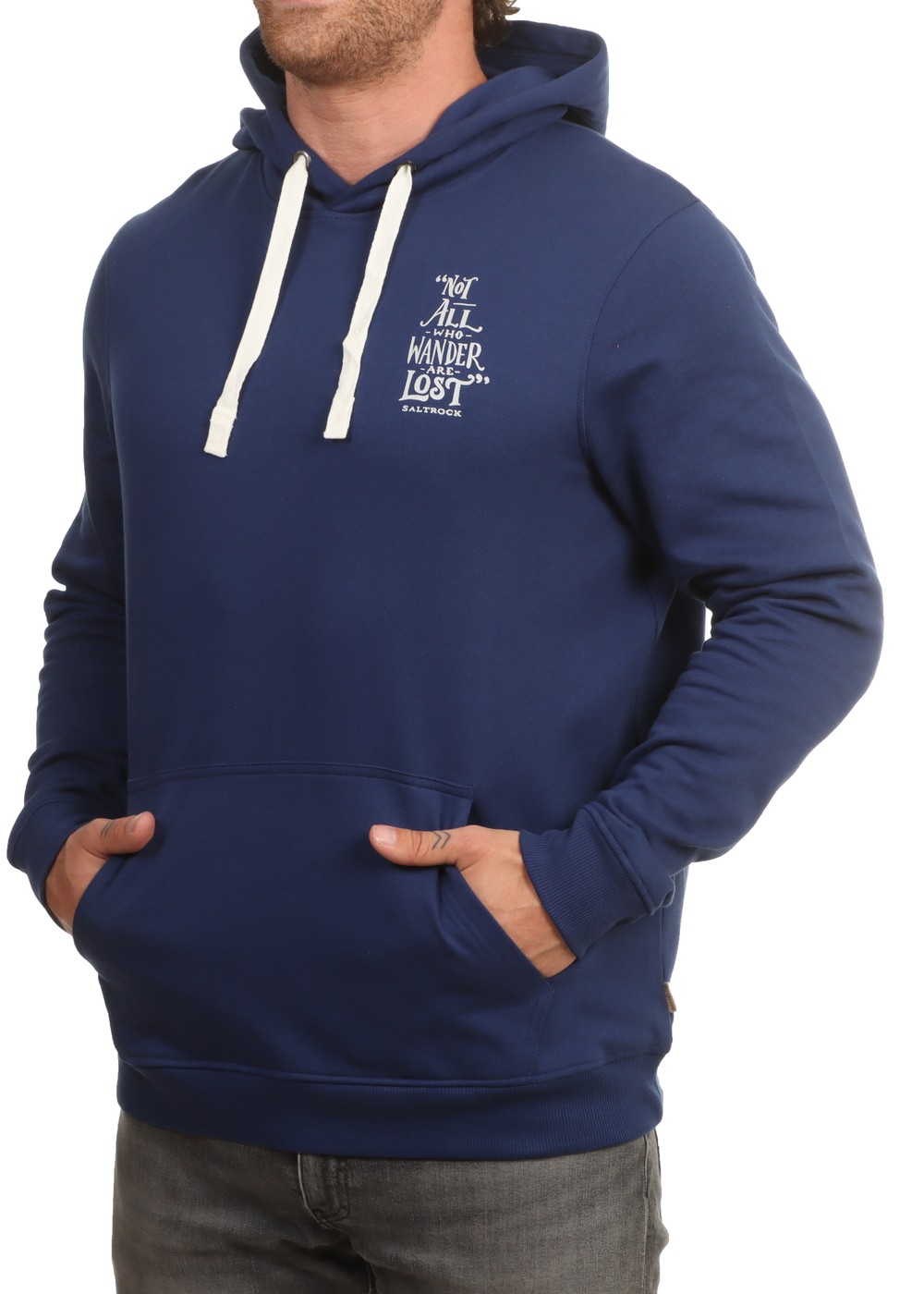 Saltrock Lost Ships Hoodie Dark Blue