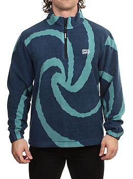 Parlez Chevy 1/4 Zip Fleece Lagoon