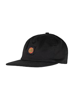 Santa Cruz Cruz Label Snapback Cap Black