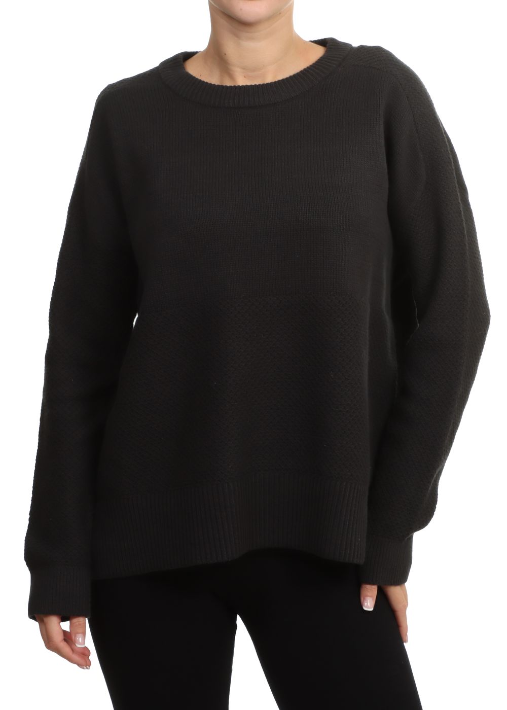 Passenger Cove Organic Knitted Sweater Black