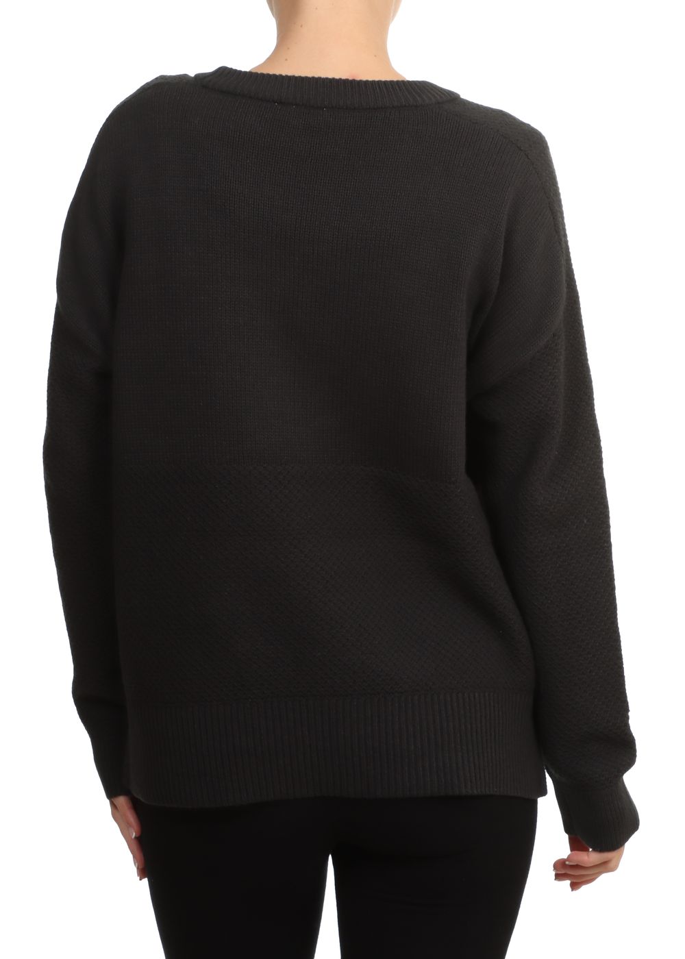 Passenger Cove Organic Knitted Sweater Black