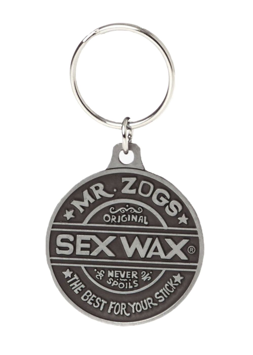 Sexwax Logo Metal Keyring
