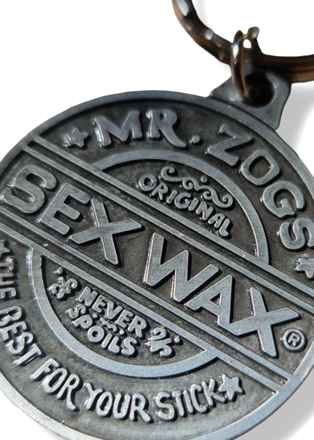 Sexwax Logo Metal Keyring