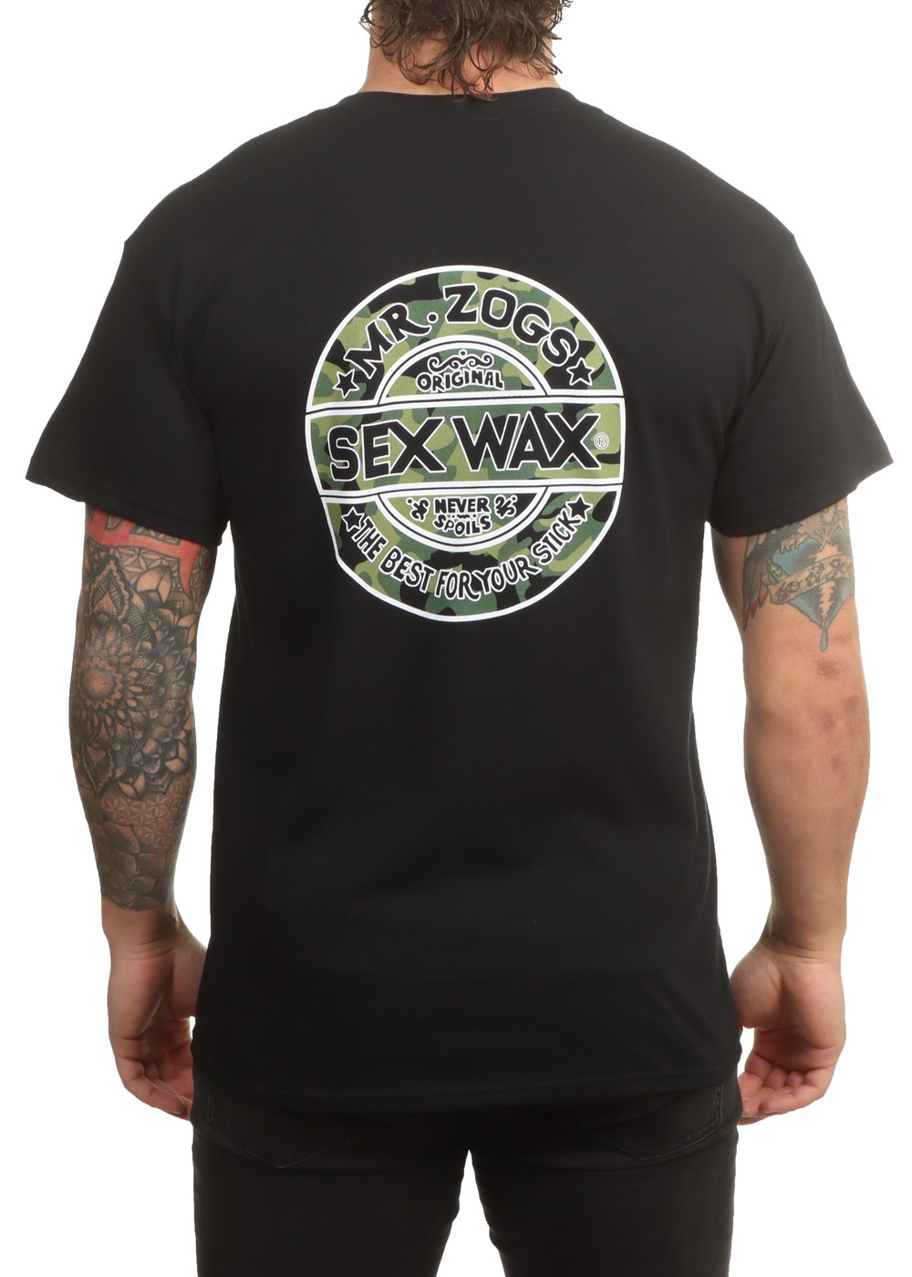 Sexwax Camo Tee Black