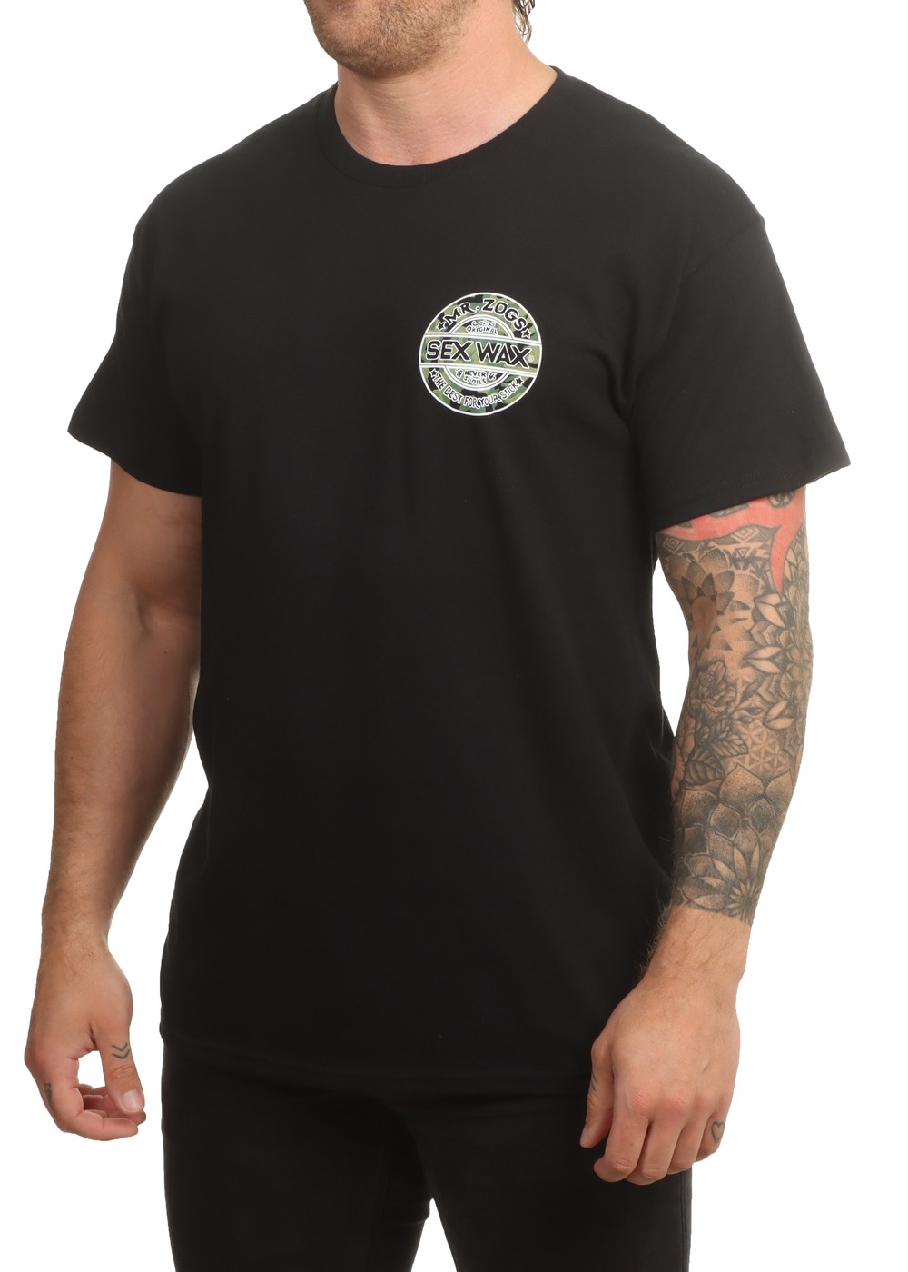 Sexwax Camo Tee Black