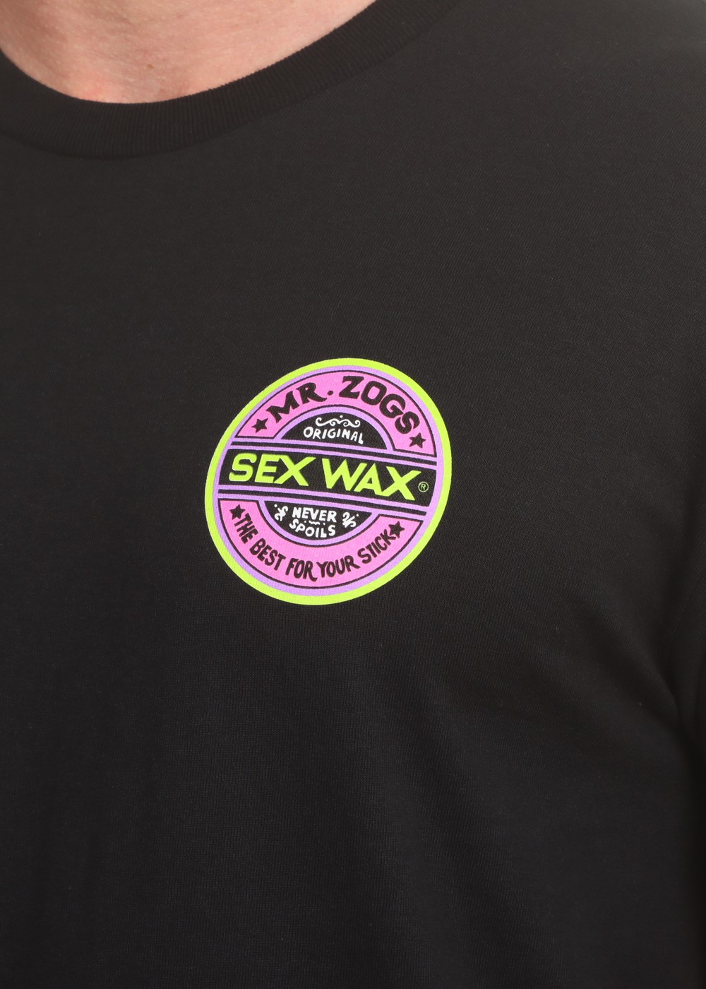 Sexwax Fluoro Tee Black