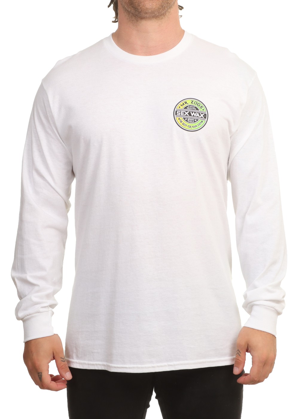 Sexwax The Fade Long Sleeve Tee White
