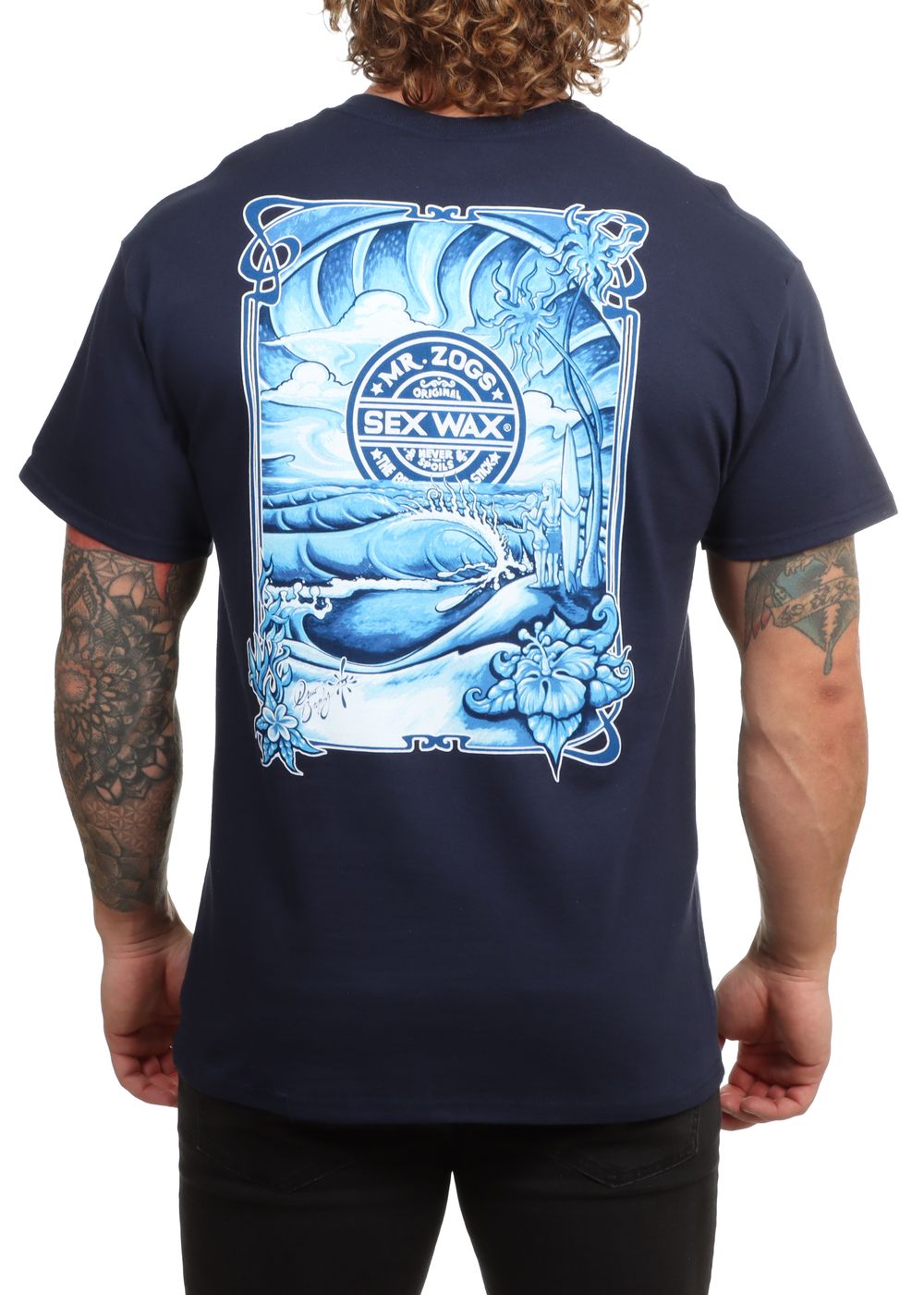 Sexwax Sunset Tee Navy