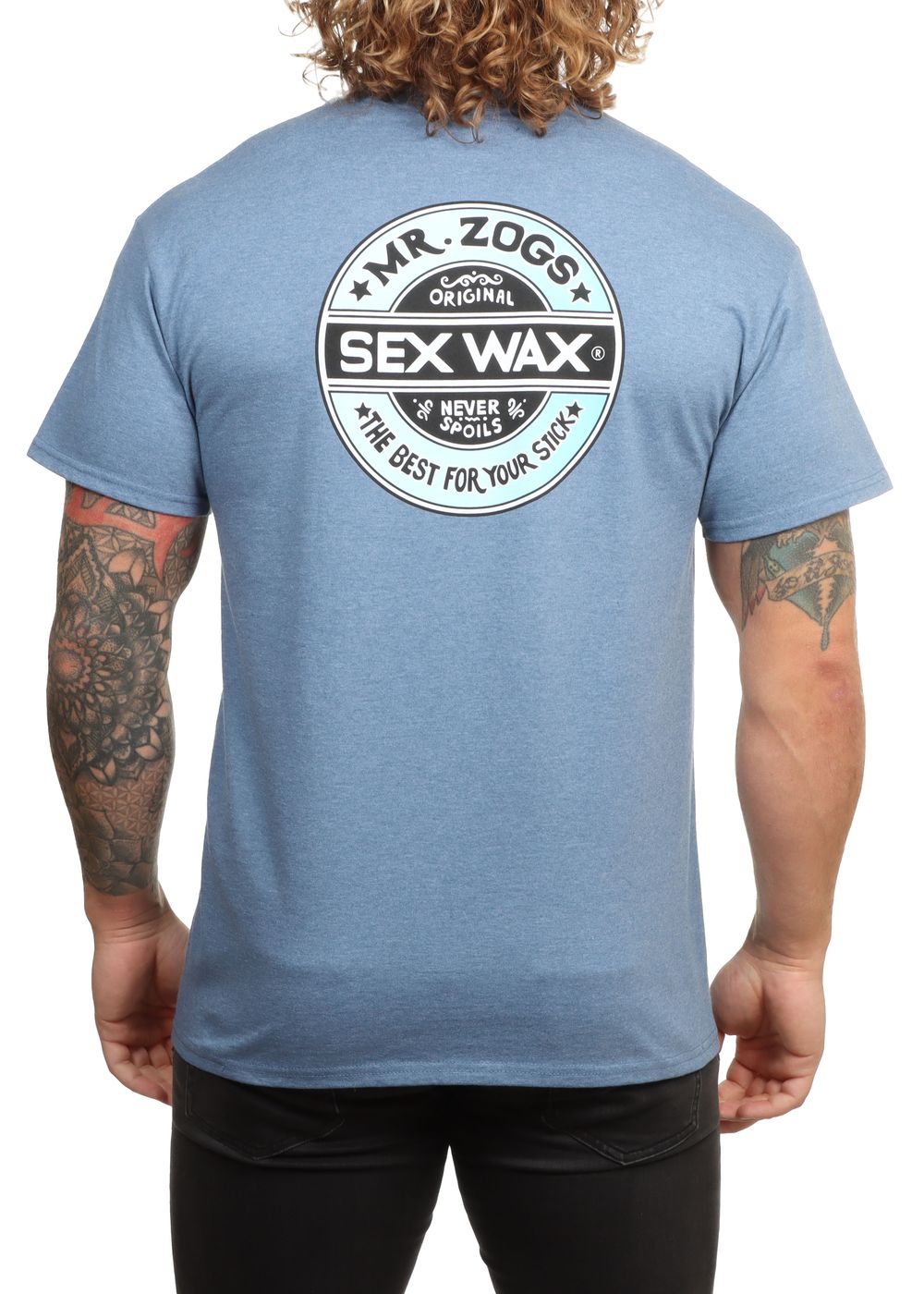 Sexwax The Fade Tee Indigo Heather