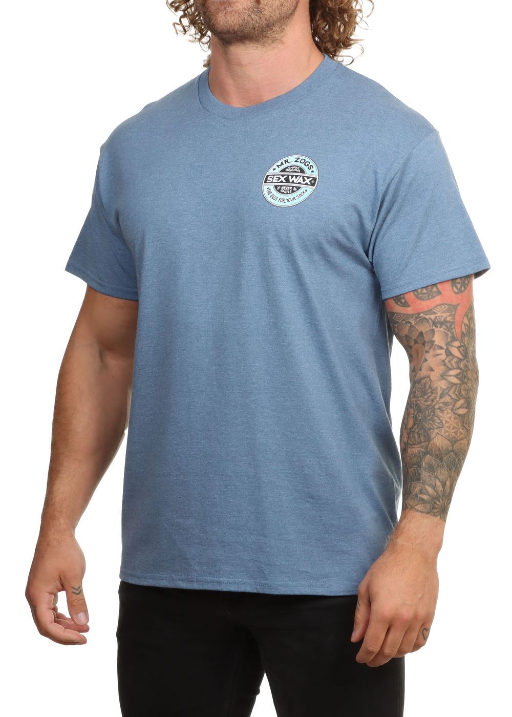 Sexwax The Fade Tee Indigo Heather