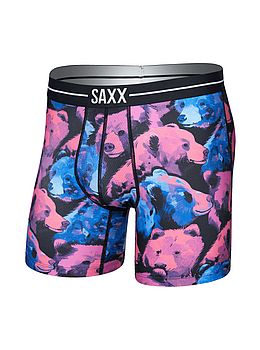 Saxx Volt Mesh Boxer Briefs Beartastic Multi