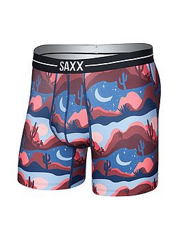 Saxx Volt Mesh Boxer Briefs Canyon Daze Red