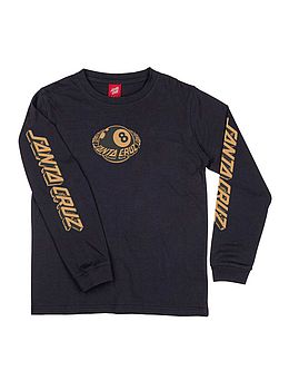 Santa Cruz Boys Winkowski Eighth Planet Long Sleeve Black