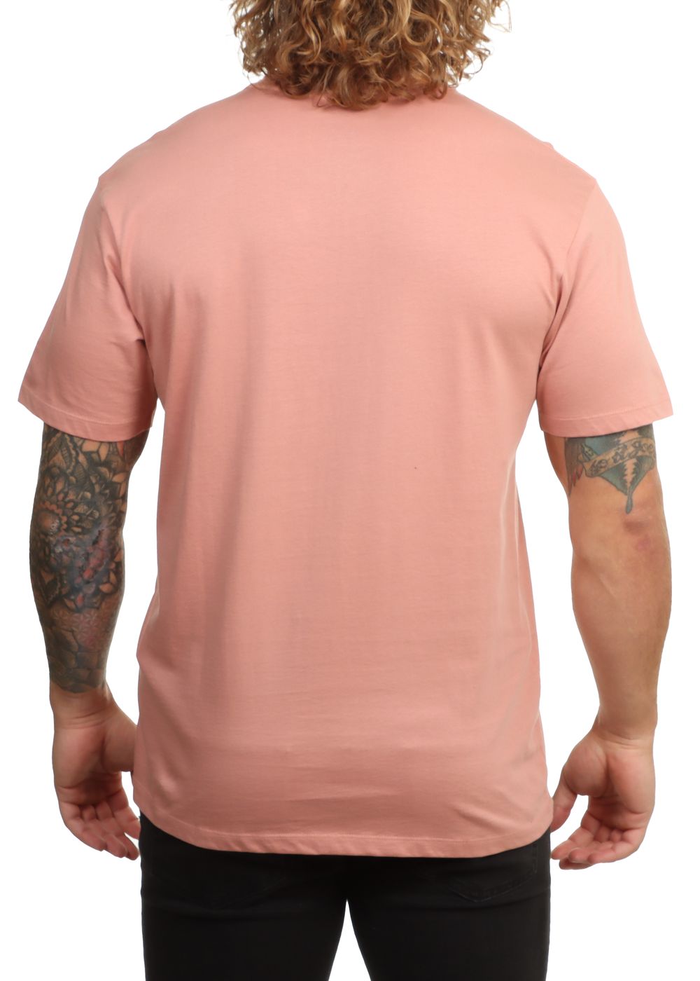 Billabong Arch Crew Tee Ash Rose