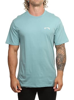 Billabong Arch Crew Tee Blue Haze
