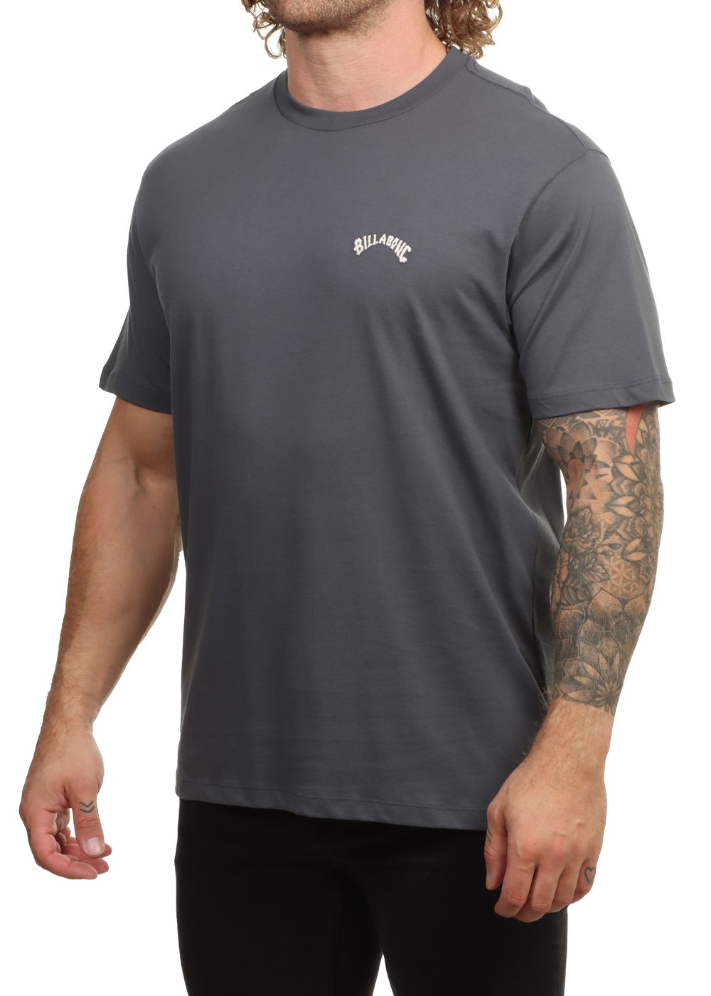 Billabong Arch Crew Tee Ombre Blue