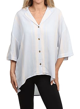 Billabong Beach Side Shirt Mist Blue