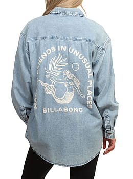 Billabong Down The Coast Shirt Washed Blue