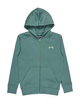 Billabong Boys Arch Zip Hoodie Sagebrush