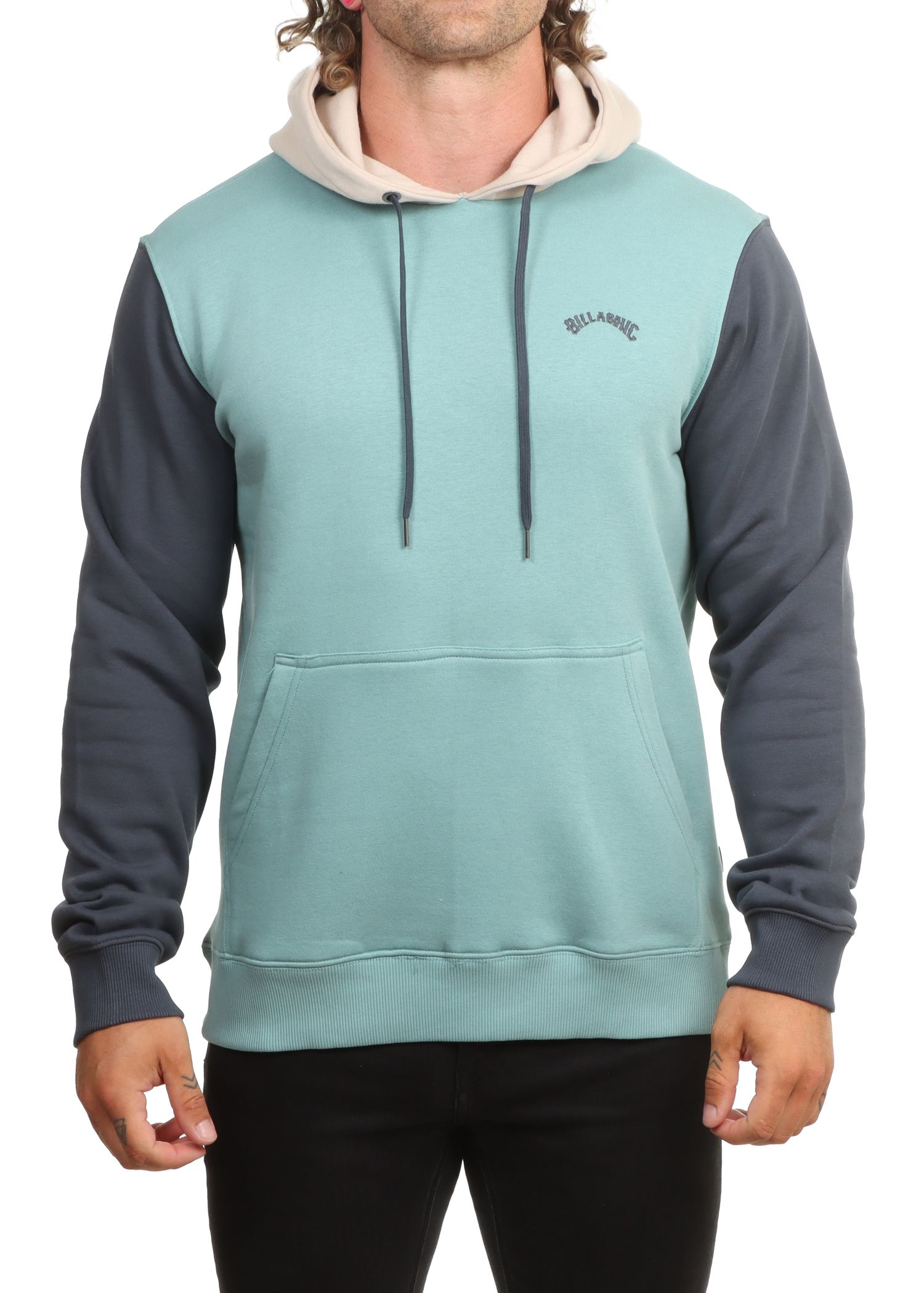 Billabong Arch Block Hoodie Blue Haze