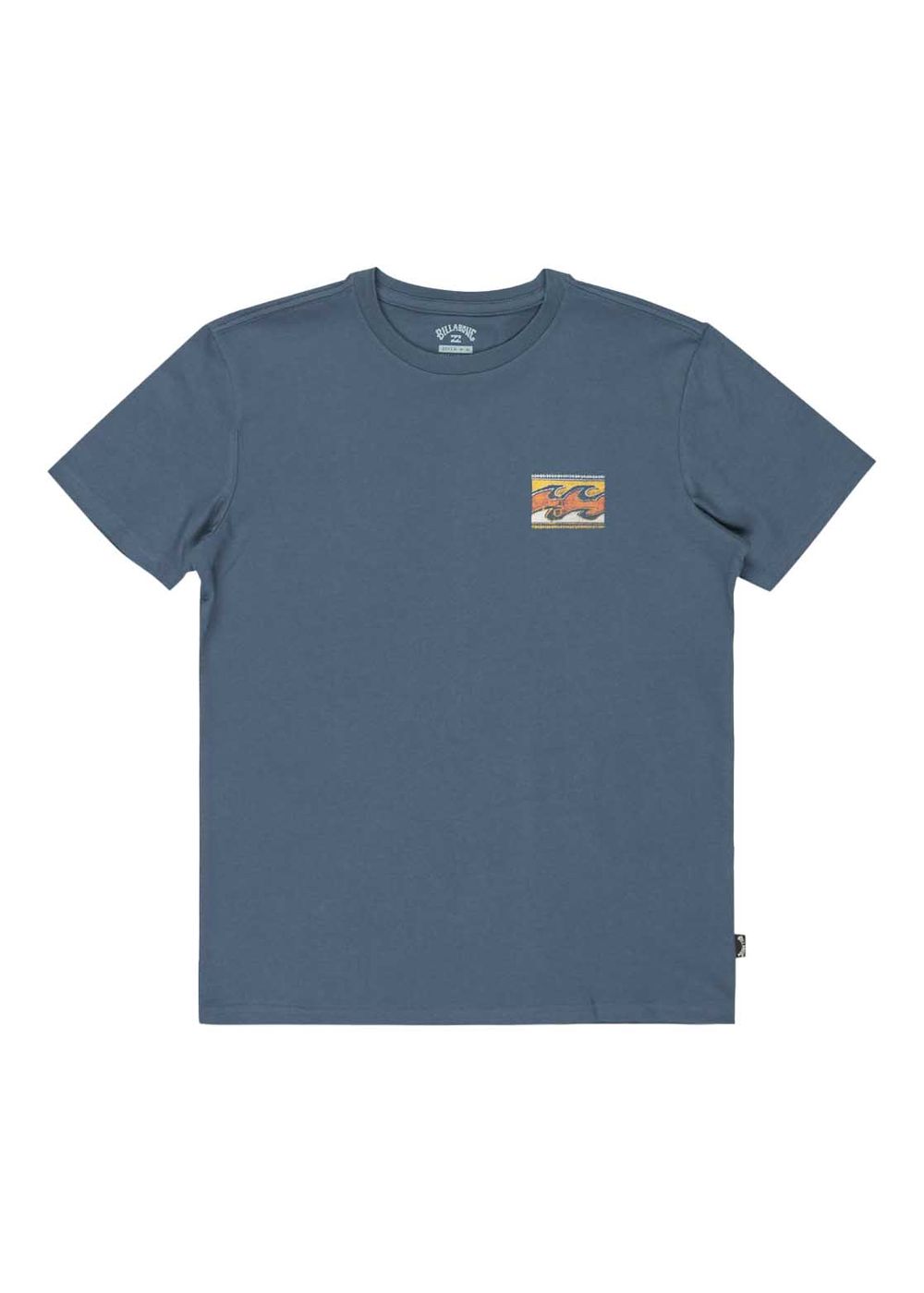 Billabong Boys Crayon Wave Tee Slate Blue