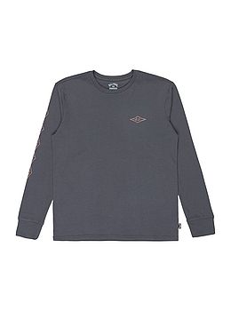 Billabong Boys Crayon Wave Long Sleeve Blue
