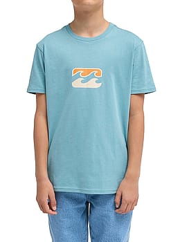 Billabong Boys Icon Wave Tee Blue Haze