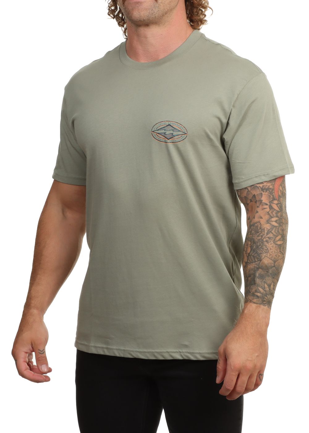 Billabong Diamond Vision Tee Grey Green