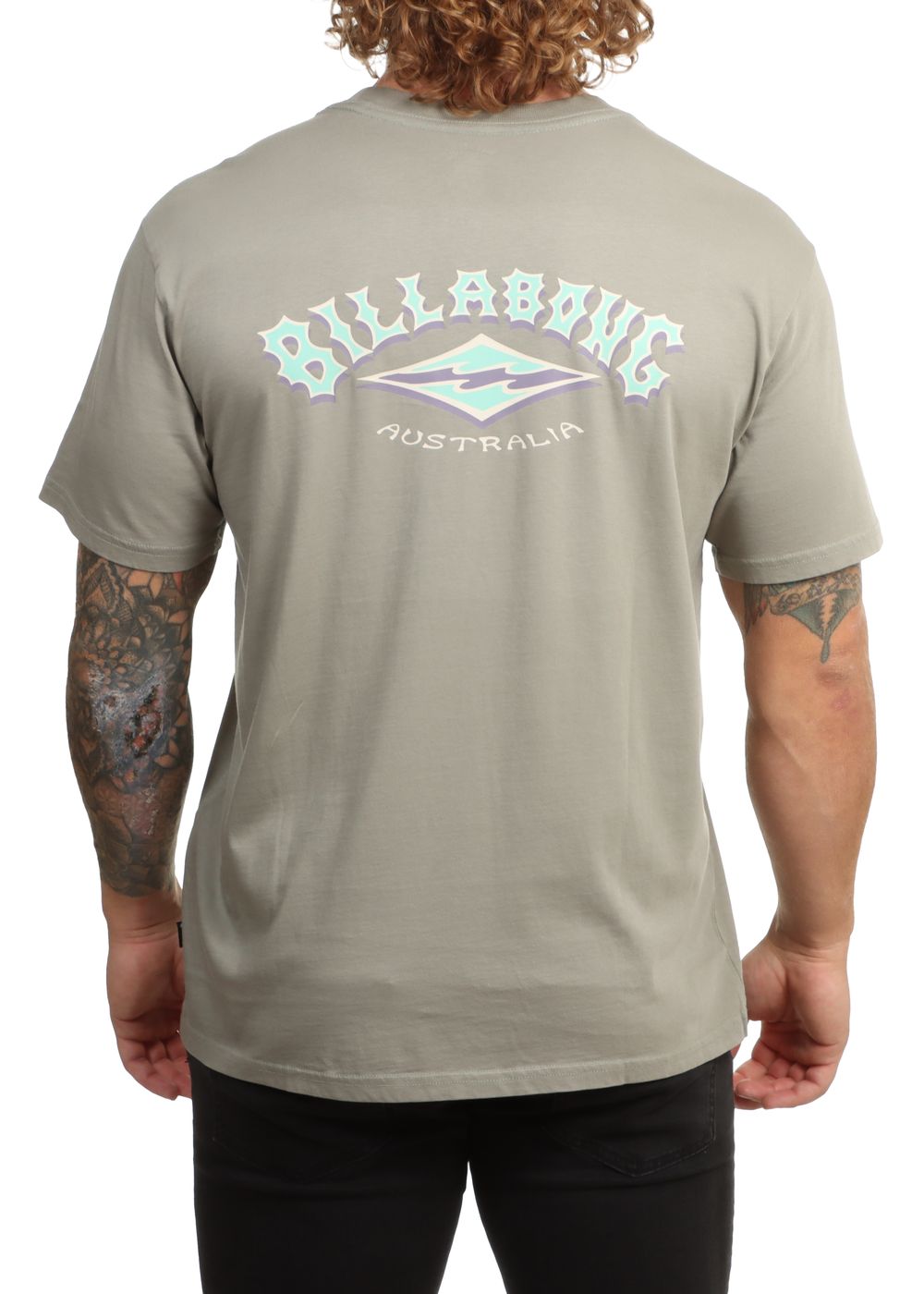 Billabong Arch WW Tee Grey Green