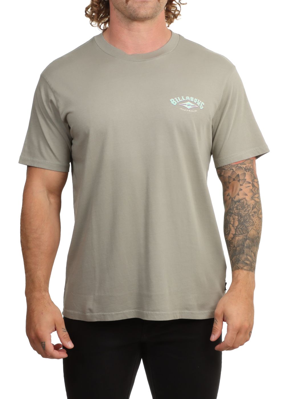 Billabong Arch WW Tee Grey Green