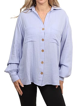 Billabong Swell Blouse Twilight Blue