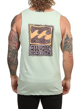 Billabong Stamp Tank Vintage Green