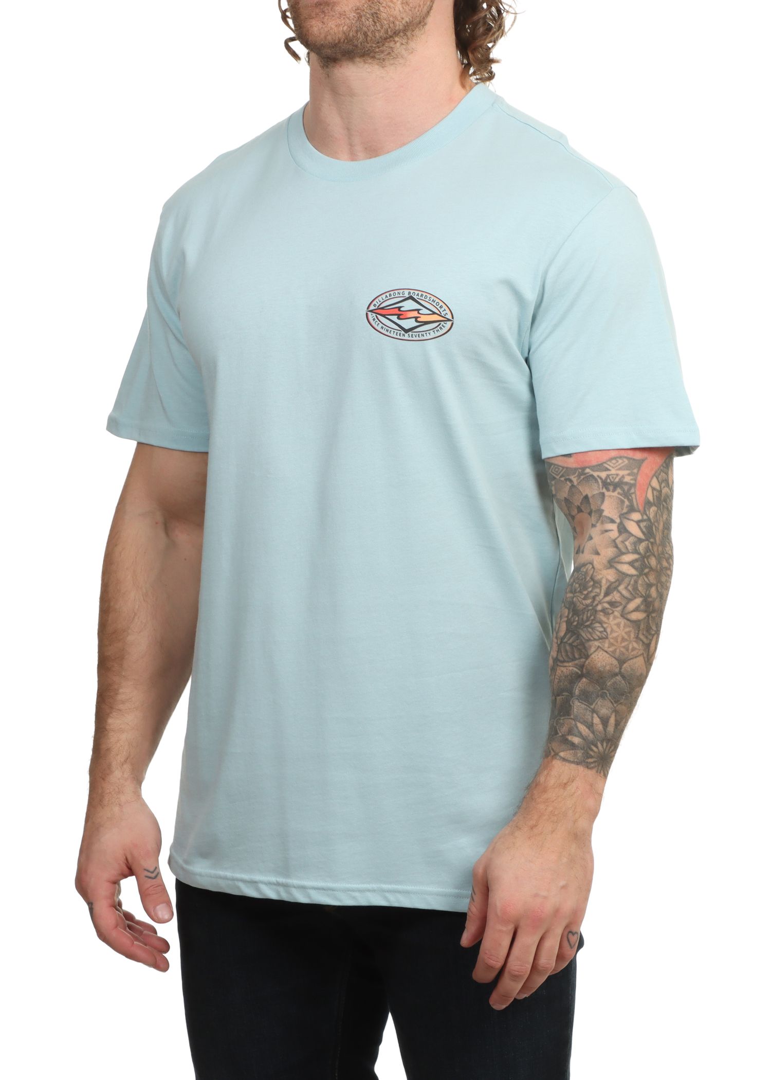 Billabong Diamond Vision Tee Dusty Blue