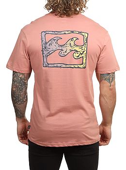Billabong Crayon Wave Tee Dusty Rose