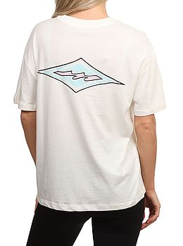 Billabong Heritage Baker Tee Salt Crystal
